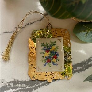 Lenox Christmas Orchard Lemon Ornament